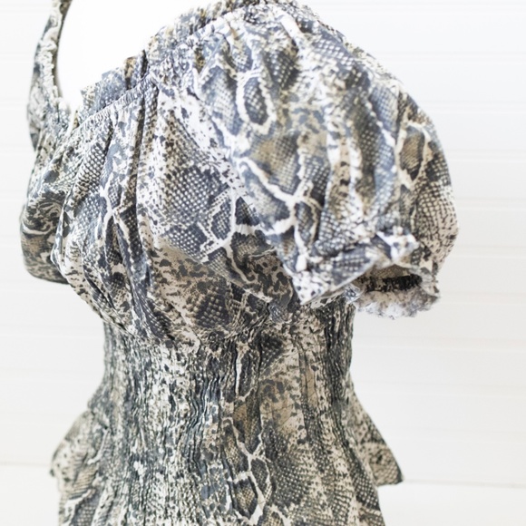 Snakeskin print RANCHO ESTANICIA blouse - Picture 2 of 9